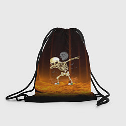Рюкзак-мешок Skeletons dab - dark forest, цвет: 3D-принт