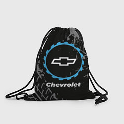 Мешок для обуви Chevrolet в стиле Top Gear со следами шин на фоне