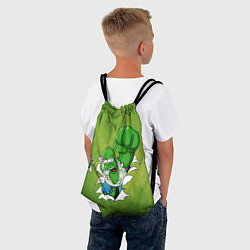 Рюкзак-мешок Гомер Симпсон разрывает ткань на одежде, цвет: 3D-принт — фото 2