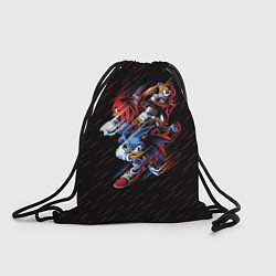 Рюкзак-мешок Ежик Соник и трое друзей, цвет: 3D-принт