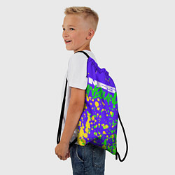 Рюкзак-мешок NFS Unbound Брызги краски, цвет: 3D-принт — фото 2