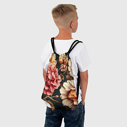 Рюкзак-мешок Цветы в стиле рококо, цвет: 3D-принт — фото 2
