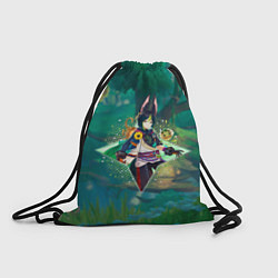 Рюкзак-мешок Тигнари в примогеме, цвет: 3D-принт