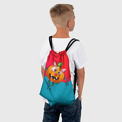 Рюкзак-мешок Веселая тыква, цвет: 3D-принт — фото 2