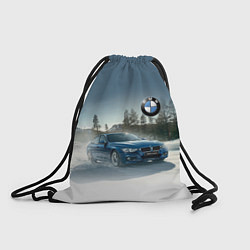 Рюкзак-мешок Крутая бэха мчится по лесной дороге, цвет: 3D-принт