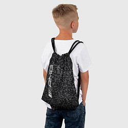 Рюкзак-мешок AMG - pattern - minimalism, цвет: 3D-принт — фото 2