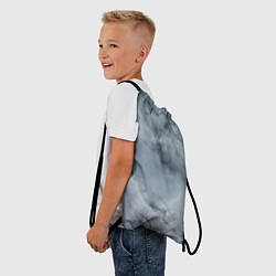 Рюкзак-мешок Натуральный дымчатый мрамор текстура, цвет: 3D-принт — фото 2