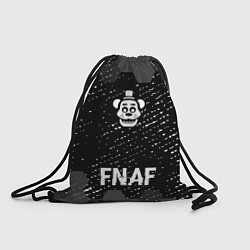 Мешок для обуви FNAF glitch на темном фоне: символ, надпись