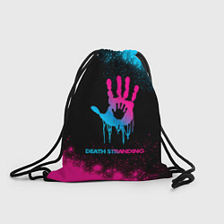 Рюкзак-мешок Death Stranding - neon gradient, цвет: 3D-принт