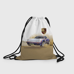 Рюкзак-мешок Porsche - гонки в пустыне, цвет: 3D-принт