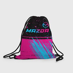 Мешок для обуви Mazda - neon gradient: символ сверху