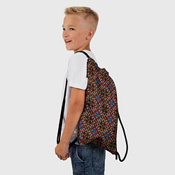 Рюкзак-мешок Витражи - круглые, цвет: 3D-принт — фото 2