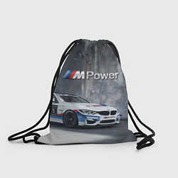 Рюкзак-мешок BMW M4 GT4 - racing team - motorsport, цвет: 3D-принт