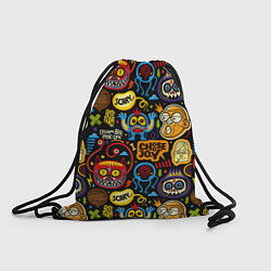Рюкзак-мешок Ужастики и монстры, цвет: 3D-принт