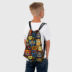Рюкзак-мешок Ужастики и монстры, цвет: 3D-принт — фото 2