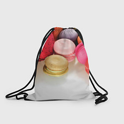Рюкзак-мешок Разноцветные макаруны, цвет: 3D-принт