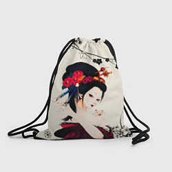 Рюкзак-мешок Японская девушка, цвет: 3D-принт