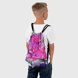 Рюкзак-мешок Капли цветов, цвет: 3D-принт — фото 2