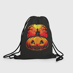 Рюкзак-мешок Тыква на Хэллоуин, цвет: 3D-принт