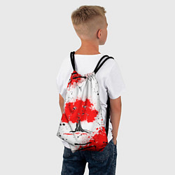 Рюкзак-мешок Цветущая сакура, цвет: 3D-принт — фото 2