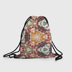 Рюкзак-мешок Цветы абстрактные красные розы, цвет: 3D-принт