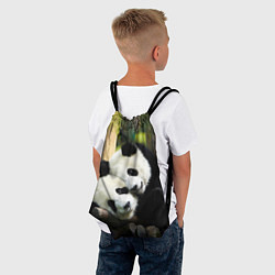 Рюкзак-мешок Влюблённые панды, цвет: 3D-принт — фото 2
