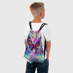 Рюкзак-мешок Бабочка в стиле стимпанк, цвет: 3D-принт — фото 2