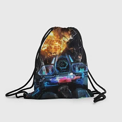 Рюкзак-мешок Космическая схватка из кабины пилота, цвет: 3D-принт