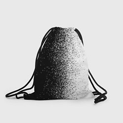 Рюкзак-мешок Брызги красок - Черно-белый, цвет: 3D-принт