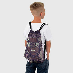 Рюкзак-мешок Зомби в шлеме, цвет: 3D-принт — фото 2