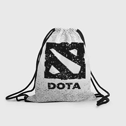 Мешок для обуви Dota с потертостями на светлом фоне