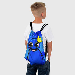 Рюкзак-мешок Радужные друзья: веселый Синий, цвет: 3D-принт — фото 2