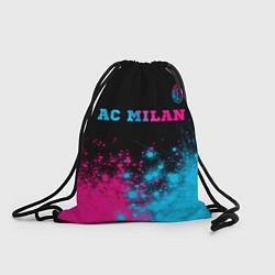 Мешок для обуви AC Milan - neon gradient: символ сверху