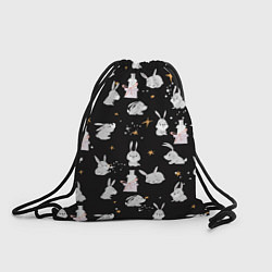 Рюкзак-мешок Звездочки и крольчата, цвет: 3D-принт