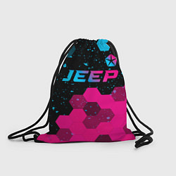 Мешок для обуви Jeep - neon gradient: символ сверху