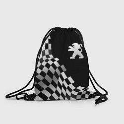 Рюкзак-мешок Peugeot racing flag, цвет: 3D-принт