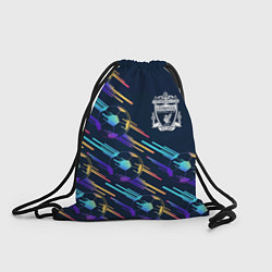 Рюкзак-мешок Liverpool градиентные мячи, цвет: 3D-принт