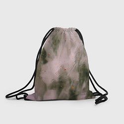 Рюкзак-мешок Абстрактный туман и следы красок, цвет: 3D-принт