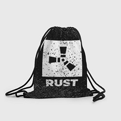 Мешок для обуви Rust с потертостями на темном фоне