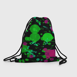 Рюкзак-мешок Токсичные пузыри, цвет: 3D-принт