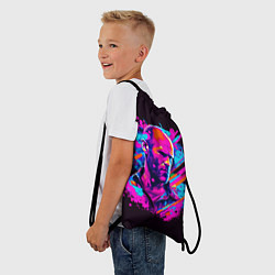 Рюкзак-мешок Jason Statham - pop art, цвет: 3D-принт — фото 2