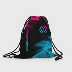 Мешок для обуви Volkswagen - neon gradient: надпись, символ