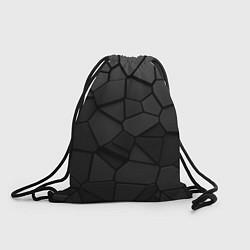 Рюкзак-мешок Черные стальные плиты, цвет: 3D-принт