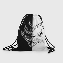 Рюкзак-мешок Drain Face ZXC, цвет: 3D-принт