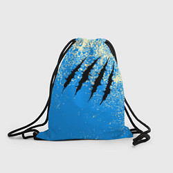 Рюкзак-мешок Гранж - порезы монстра, цвет: 3D-принт