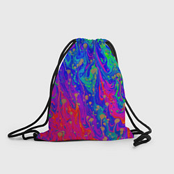 Рюкзак-мешок Разноцветная импрессивная композиция, цвет: 3D-принт