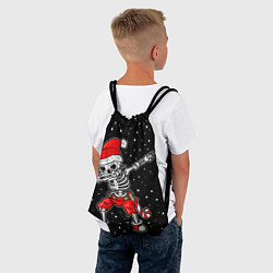 Рюкзак-мешок Dab новогодний скелет, цвет: 3D-принт — фото 2