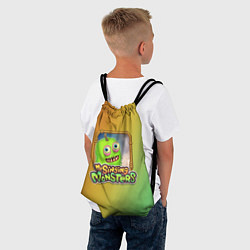 Рюкзак-мешок My Singing Monsters - Зерномех, цвет: 3D-принт — фото 2