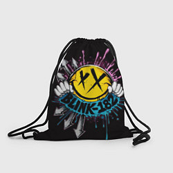 Рюкзак-мешок Блинк 182 логотип, цвет: 3D-принт