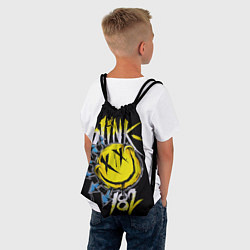 Рюкзак-мешок Блинк смайл, цвет: 3D-принт — фото 2